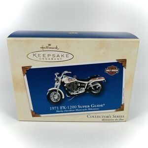 Hallmark Keepsake Ornament Harley Davidson 1971 FX-1200 Super Glide Motorcycle